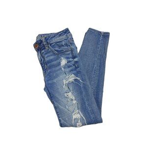 American Eagle Distressed Skinny Jeggings